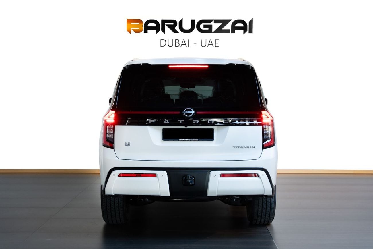 نيسان باترول 2026 SE Titanium 3.8L V6 | 4WD | Mid Option | Warranty