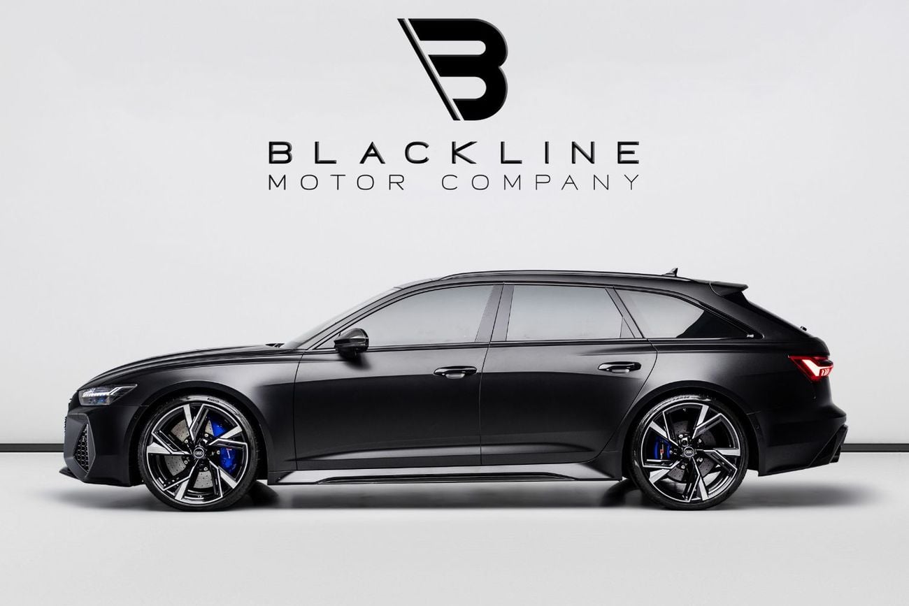 أودي RS6 BUY NOW, PAY 2027 | THE BLACKLINE STANDARD | June 2028 Audi Warranty, GCC