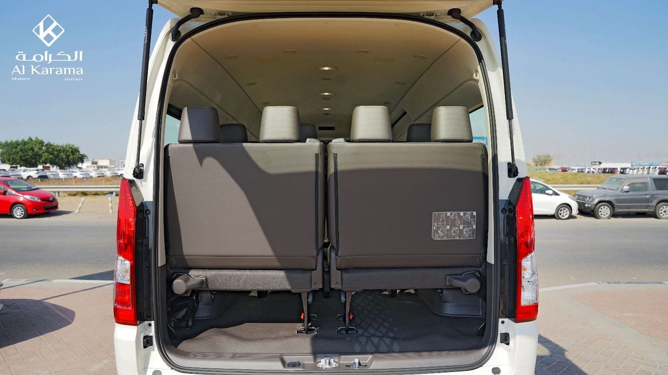 تويوتا هاياس 2.8L Manual Transmission | High Roof 14 Seats | Rear Camera | 4 Doors | AC/Heater