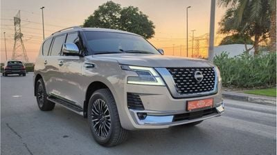 نيسان باترول LE Platinum / V 8 / GCC Specs / Single Owner / Under Warranty