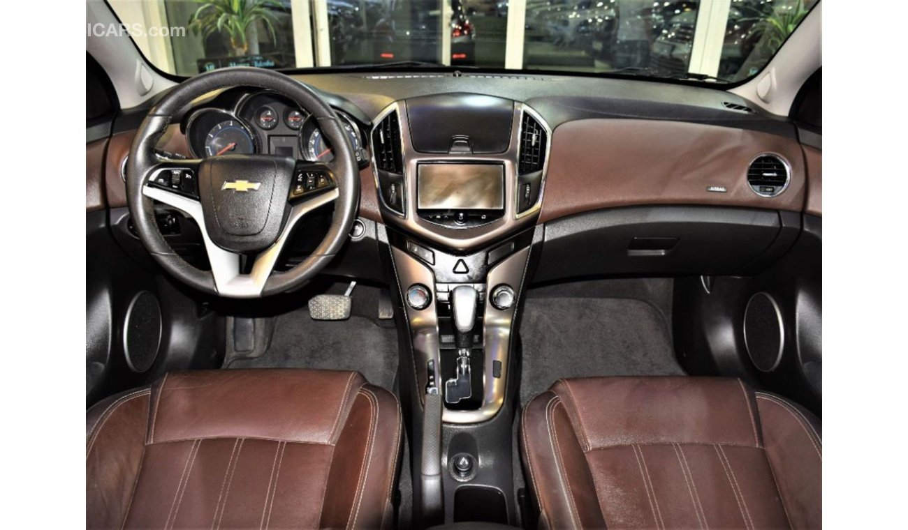 Chevrolet Cruze ORIGINAL PAINT ( صبغ وكاله ) Chevrolet Cruze LT Hatchback 2013 Model!! in Silver Color! GCC Specs