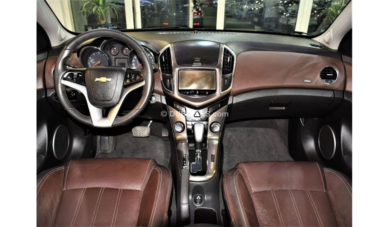 Chevrolet Cruze ORIGINAL PAINT ( صبغ وكاله ) Chevrolet Cruze LT Hatchback 2013 Model!! in Silver Color! GCC Specs