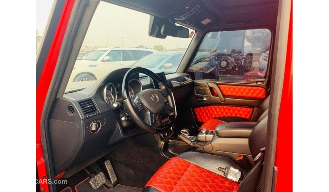 مرسيدس بنز G 63 AMG MERCEDES BRABUS G63 2014 RED & BLACK