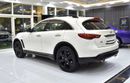 إنفينيتي QX70 ELITE SPORT EXCELLENT DEAL for our Infiniti QX70s ( 2016 Model ) in White Color GCC Specs