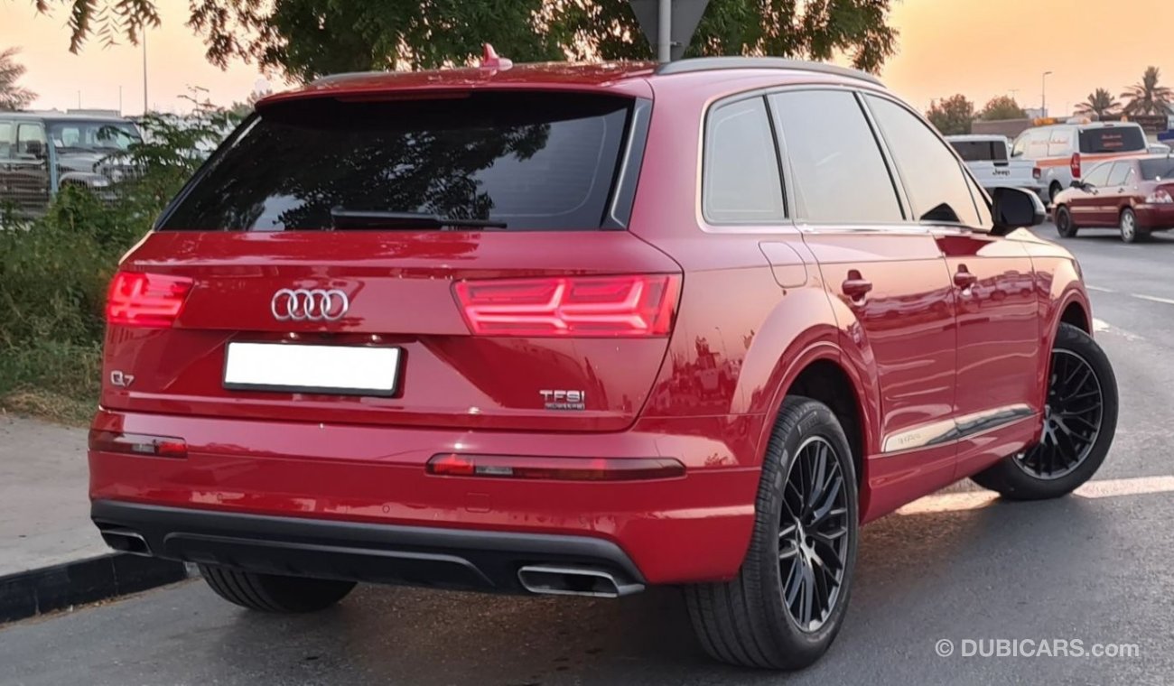 أودي Q7 Black Edition TFSI Quattro 2018 2.0L Turbo European Specs Perfect Condition