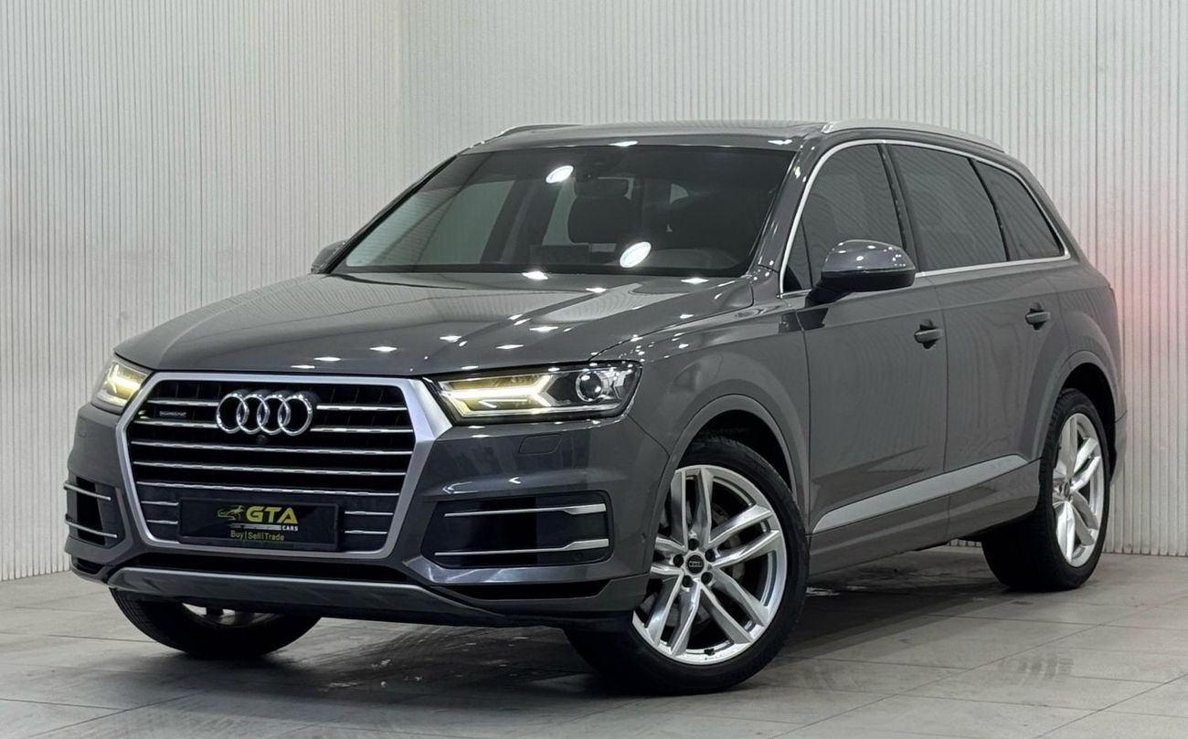 Audi Q7 55 TFSI quattro 3.0L 2019 Audi Q7 55TFSI Quattro, Warranty, Full Audi Service History, 7 Seater, GCC