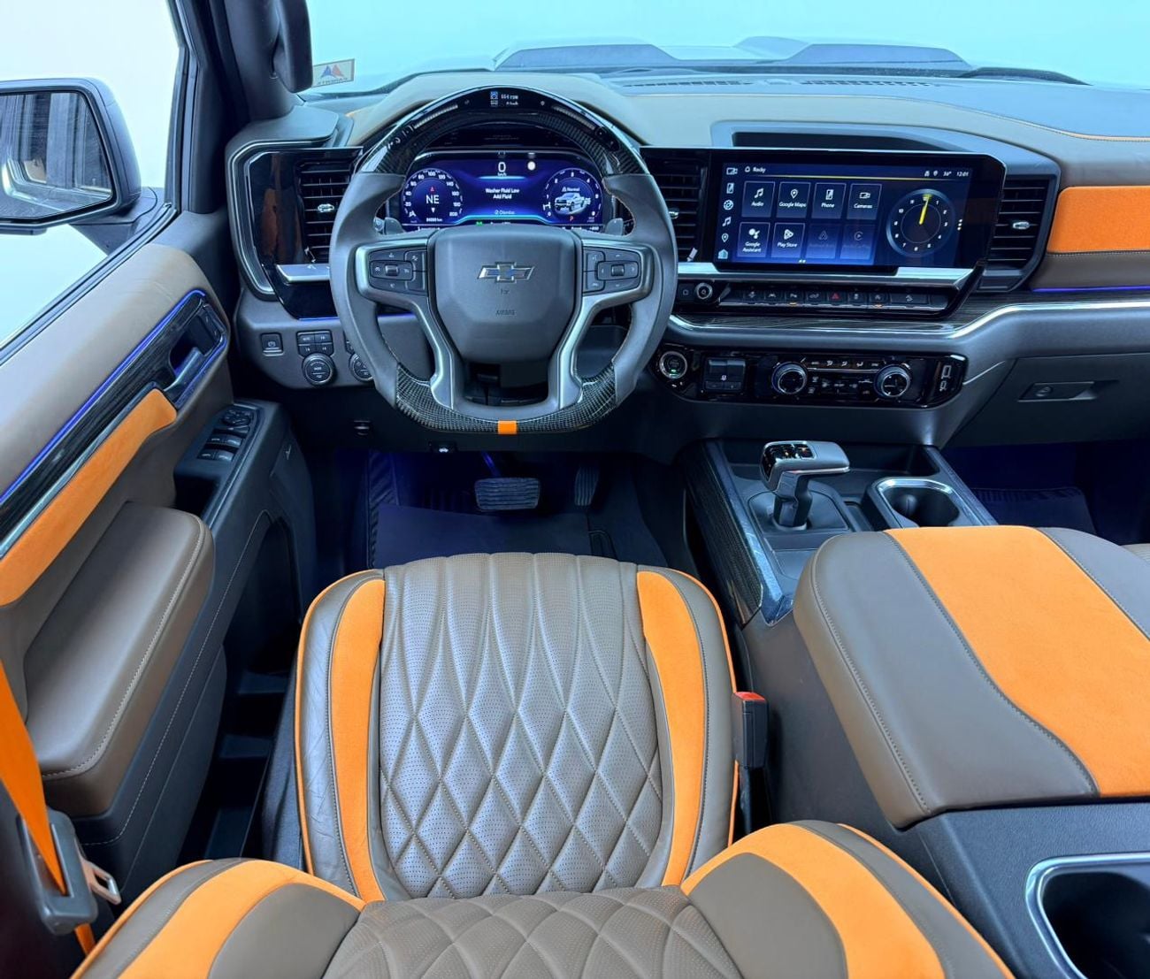 شيفروليه سيلفارادو 2023 Chevrolet Silverado Trail Boss Z71 Shaheen Edition, 2027 Chevrolet Warranty, Low Km, GCC