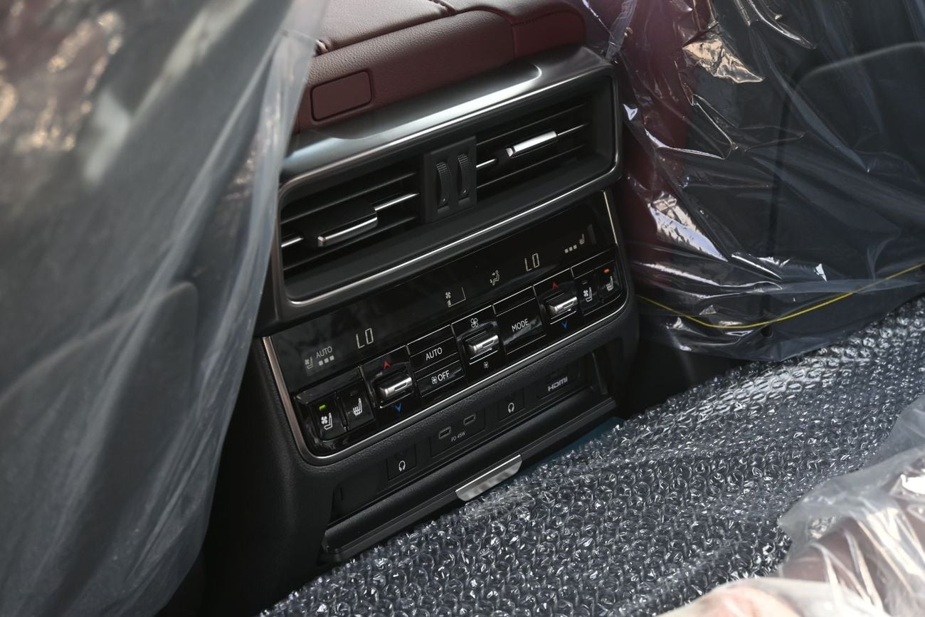 لكزس LX 700h Lexus LX700h Signature 3.5L Twin-Turbo + Hybrid V6, Model 2026, Color Black inside Red