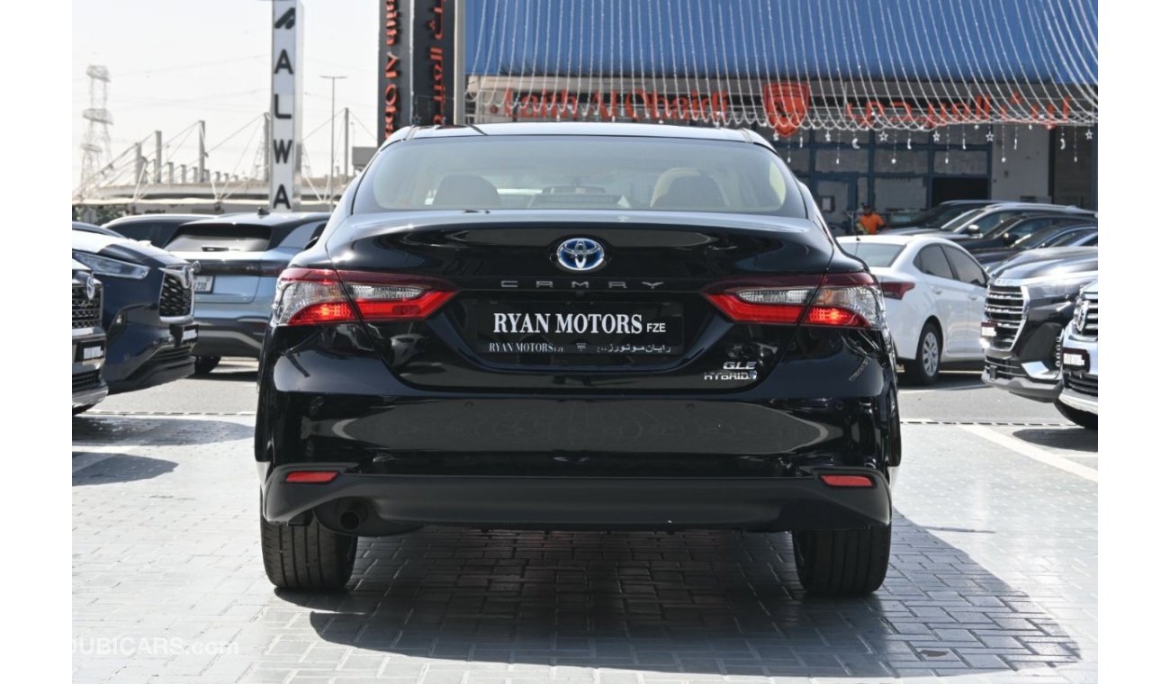 تويوتا كامري Toyota Camry GLE 2.5L Hybrid, Sedan, FWD, 4Doors , Model 2024, Color Black