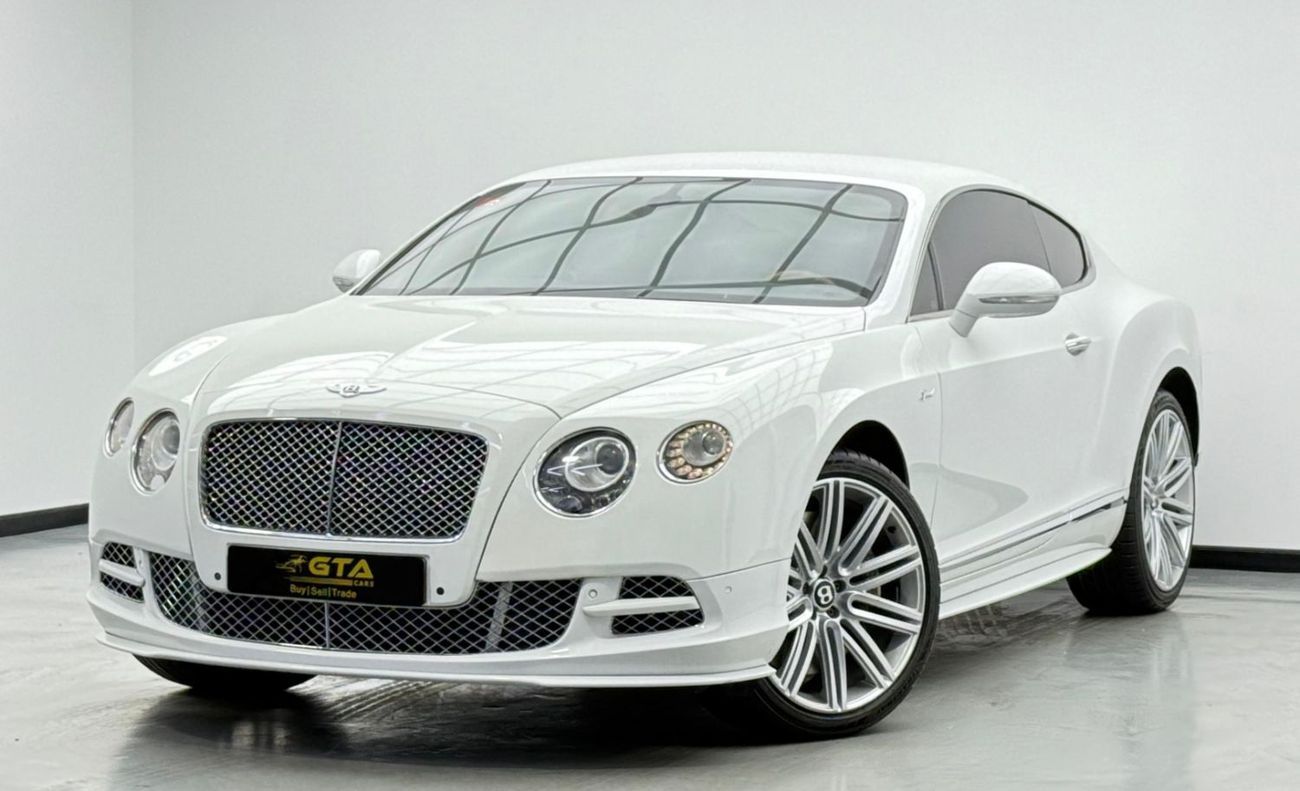 Bentley Continental GT 2015 Bentley Continental GT Speed W12, Service History, Excellent Condition, GCC