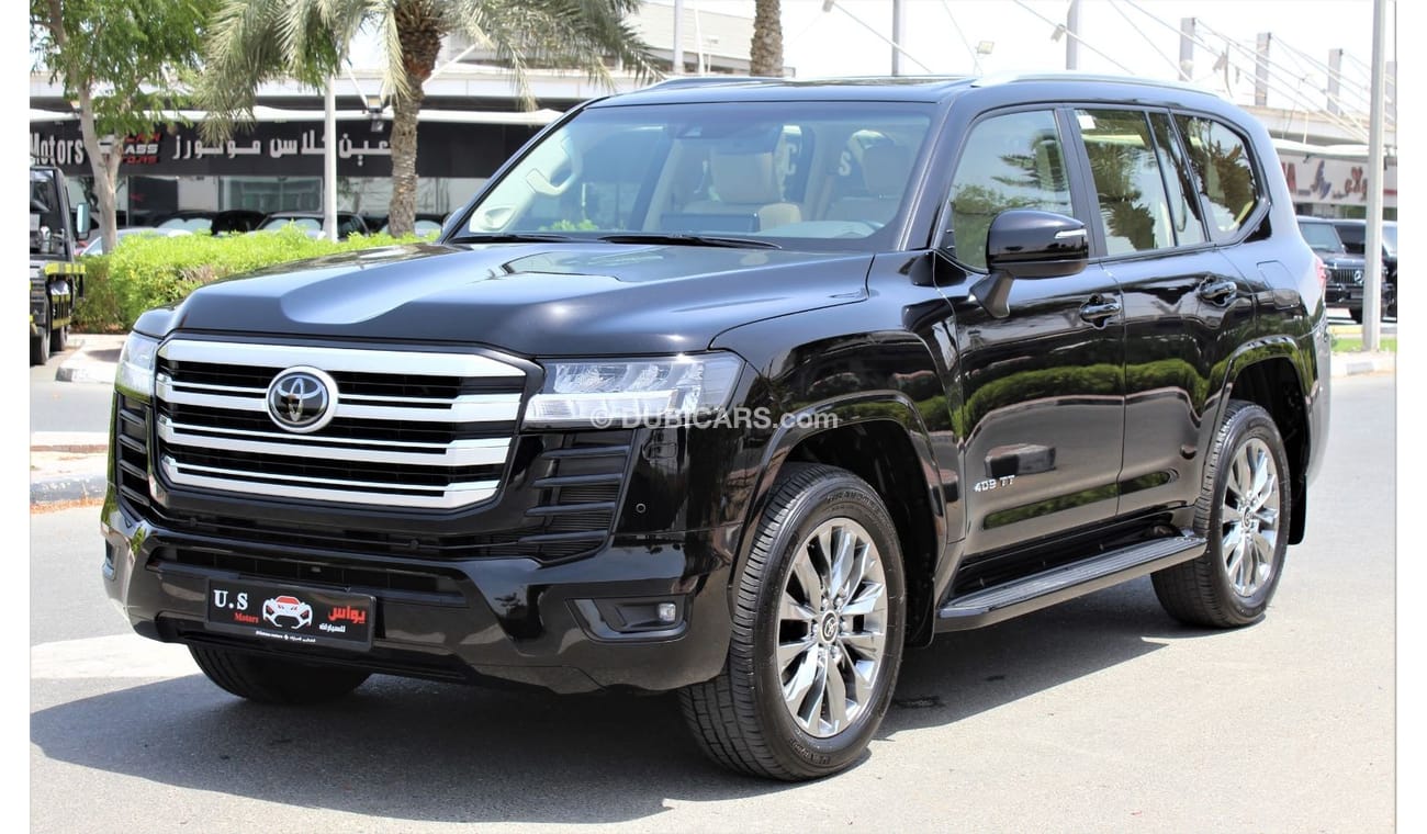 Toyota Land Cruiser GXR TWIN TURBO 2023 GCC AL FUTTAIM WARRANTY 4 YEARS SERVICE CONTRACT