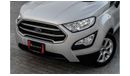 Ford EcoSport Trend | 1,077 P.M  | 0% Downpayment | Excellent Condition!