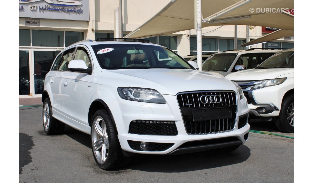 Audi Q7 ACCIDENTS FREE - GCC - FULL OPTION - CAR IS IN PERFECT CONDITION INSIDE OUT