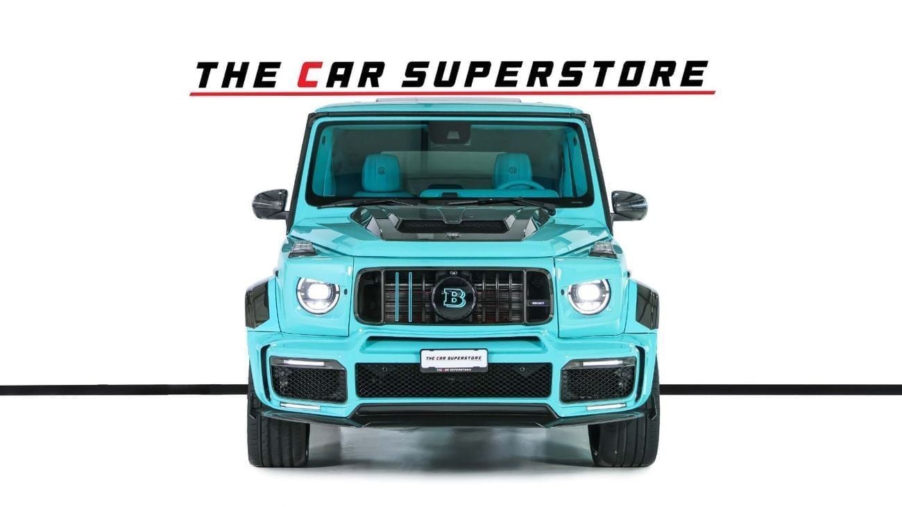 Mercedes-Benz G 63 AMG Std 4.0L Brabus 900 Rocket Kit-Dual Exterior Paint-Tiffany Blue-Full Carbon Fiber kit