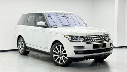 Land Rover Range Rover 2017 Range Rover Vogue SE Supercharged, 2026 RR Warranty, 2029 RR Service Pack, Fully Loaded, GCC