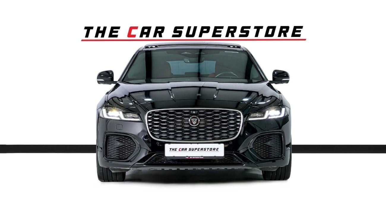 Jaguar XF R-Sport 3.0L Al Tayer Full Service History-Red/Black Full Leather Interior-Premium Sound System