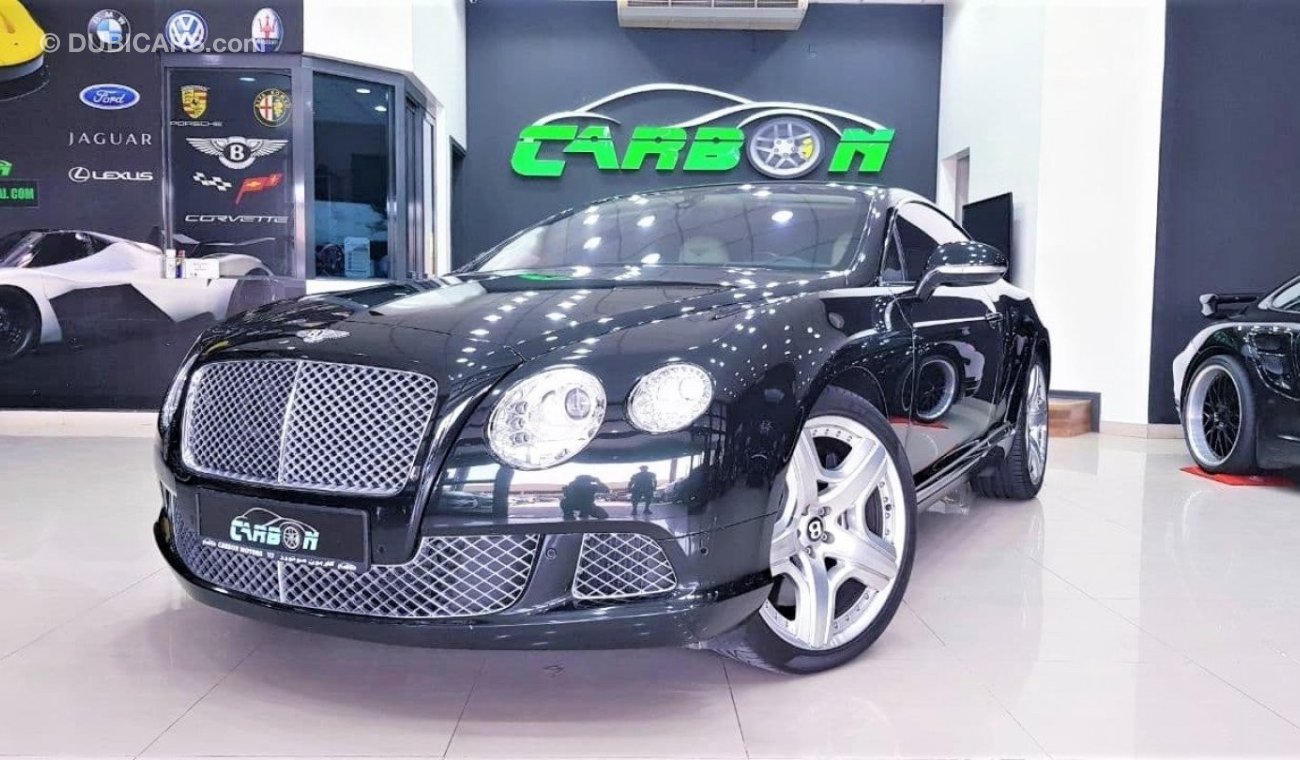 Bentley Continental GT BENTLEY CONTINENTAL GT W12 6.0 TWIN TURBO 2012 MODEL GCC CAR WITH A VERY LOW MILEAGE ONLY 40K KM