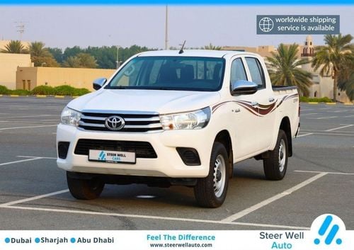 Toyota Hilux GL 2019 2.7L 4X4 DOUBLE CAB A/T PETROL | GCC SPECS - LIKE NEW CONDITION READY TO DRIVE