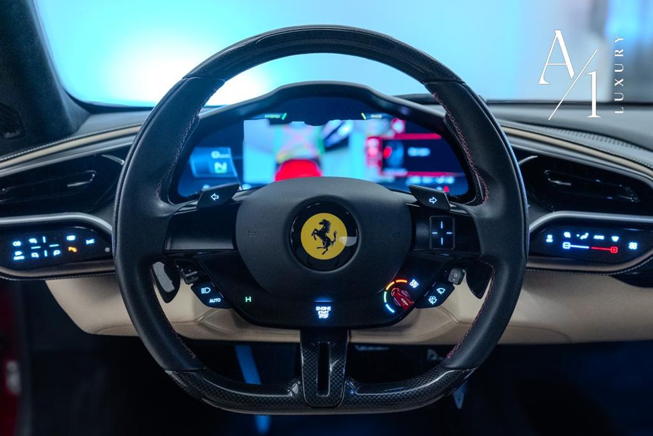 Ferrari 296 GTB 3.0T V6 PHEV 2024 Ferrari 296 GTB, Ferrari Warranty & Service Pack, Very Low Kms, Rosso Mugello Exte