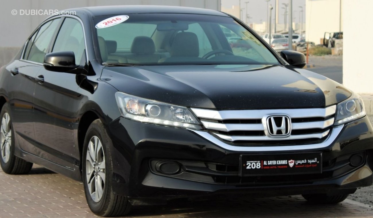 Honda Accord Honda Accord 2016 GCC in excellent condition without paint, without accidents, very clean from insid