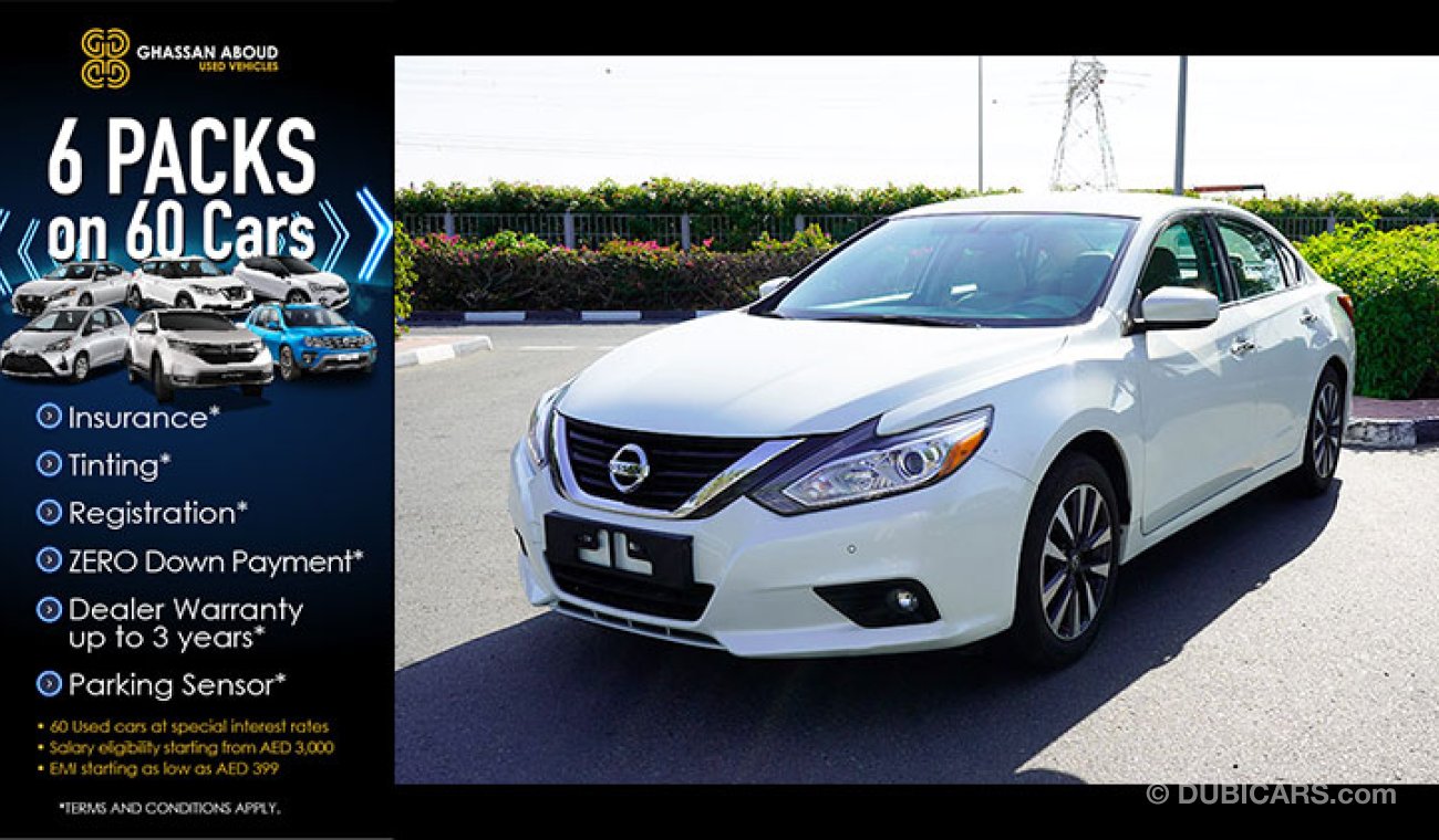 Nissan Altima Certified Vehicle with Delivery option & warranty; ALTIMA(GCC SPECS) for sale(Code : 63762)