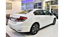 Honda Civic AMAZING Honda Civic 1.8 i-VTEC 2014 Model White Color GCC Specs