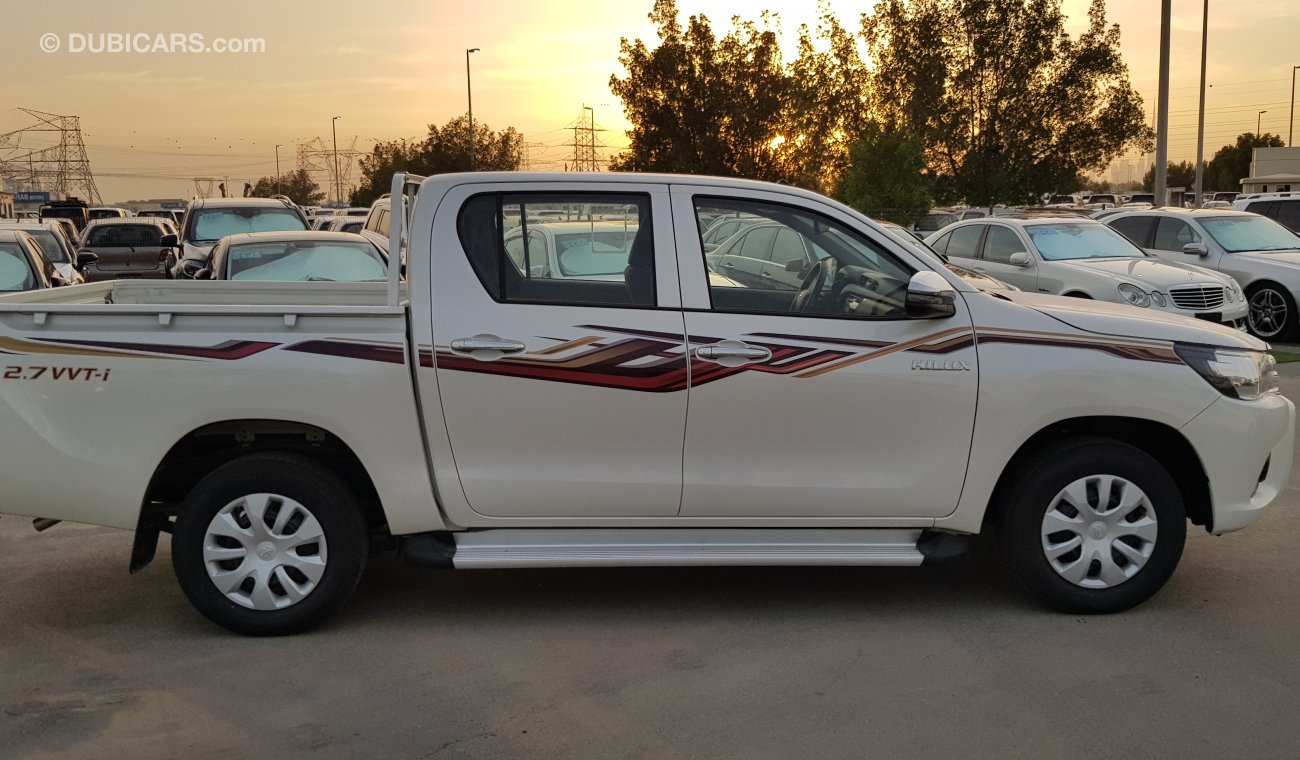 تويوتا هيلوكس TOYOTA HILUX 2.7L MID 4X2 D/C A/T PTR