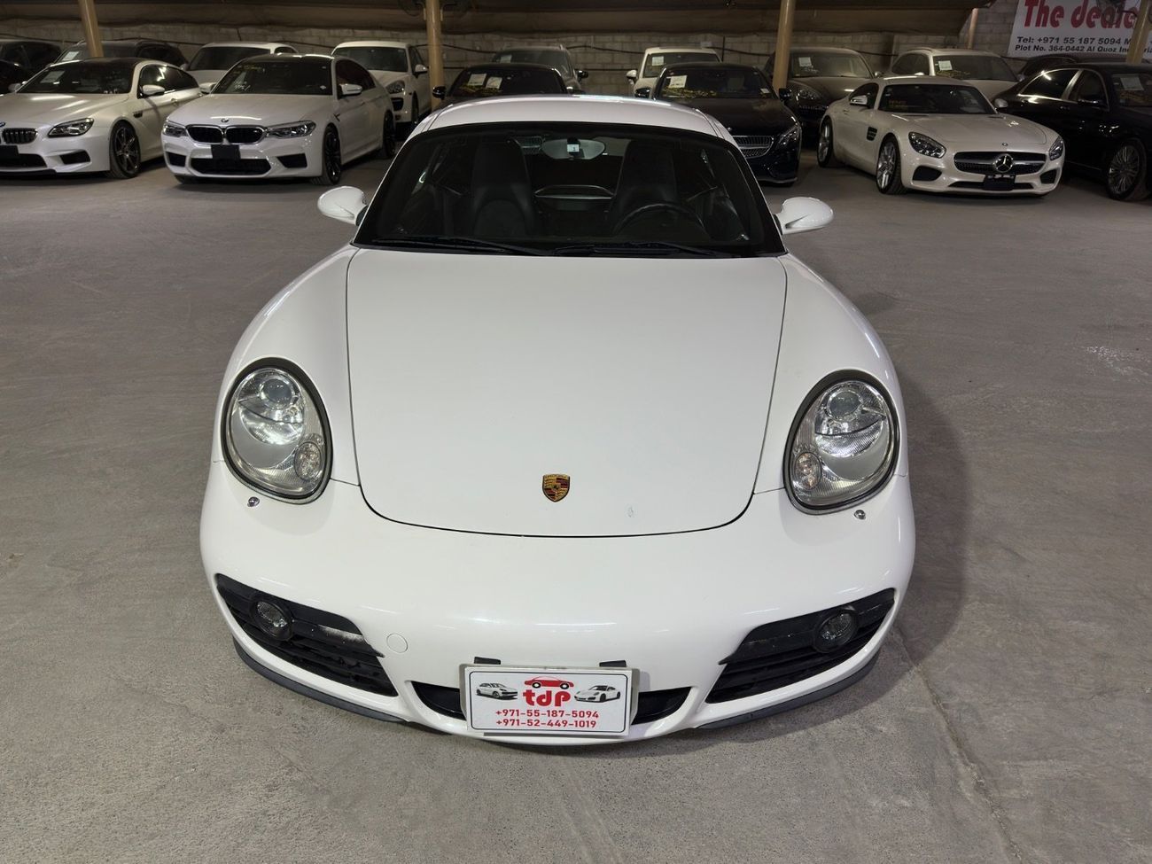 بورش كايمان PORSCHE CAYMAN 2008 2.7L | MANUAL TRANSMISSION | SPORTS STEERING WHEEL | HALF LEATHER SEATS