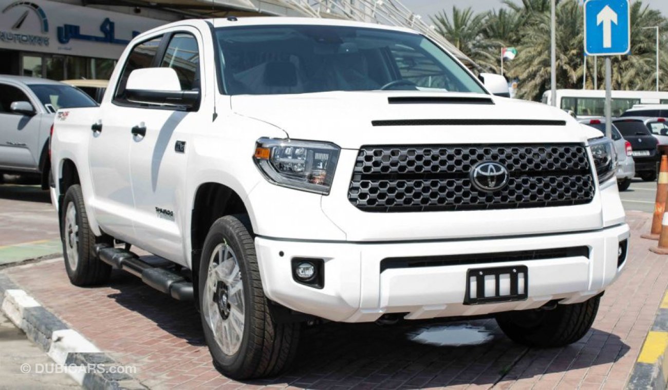 تويوتا تاندرا 2018 Crewmax TRD SPORT with Black Side Steps, 5.7L V8