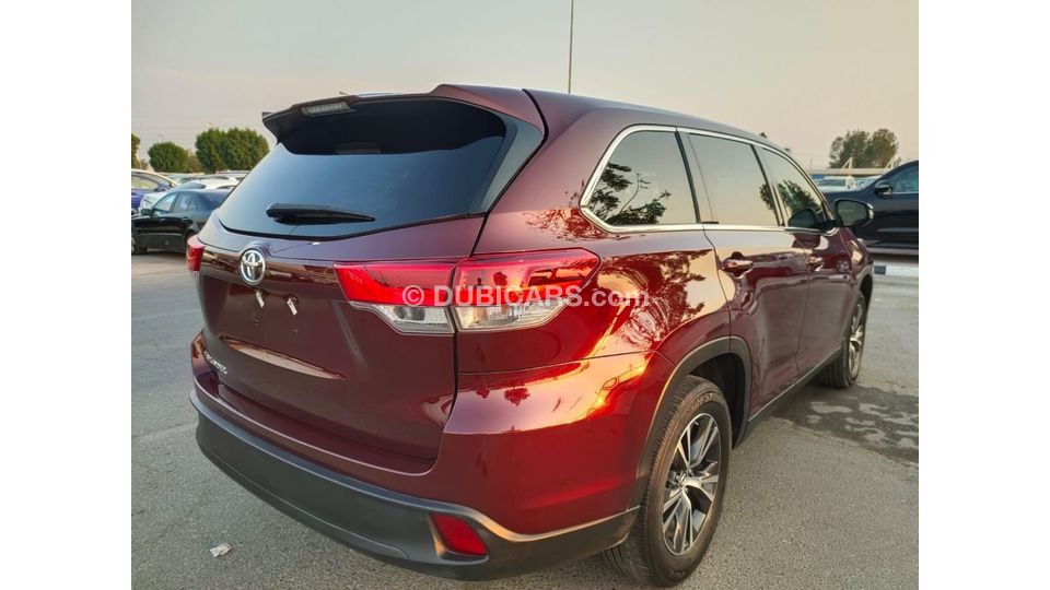 Used 2019 TOYOTA HIGHLANDER LE Maroon 6Cylinder 3.5L Engine 78082miles ...