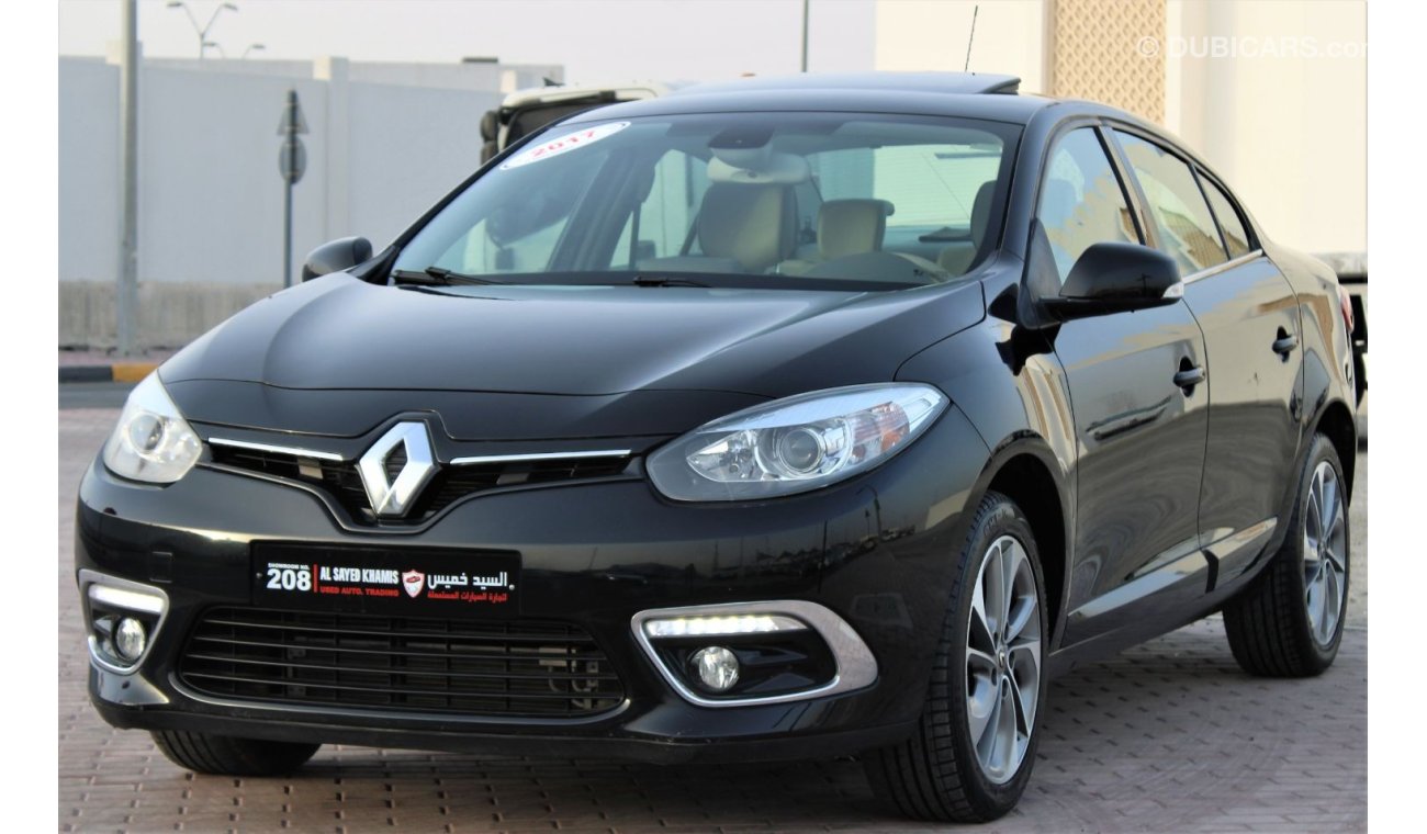 Renault Fluence Renault Fluence 2017 GCC No. 1 full option without accidents, very clean from inside and outside