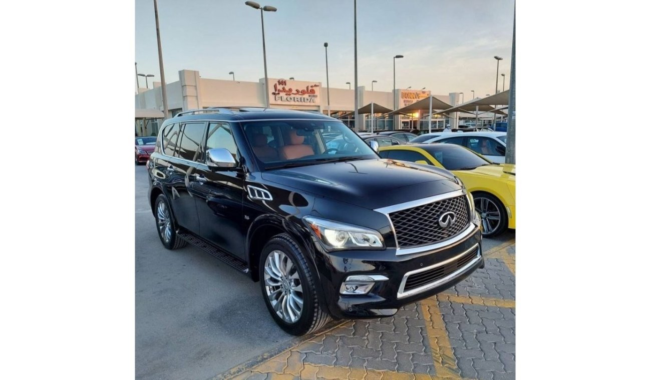 إنفينيتي QX80 وارد كندي رادار نقطةعمياء تحديدمسار بصمة 4×4