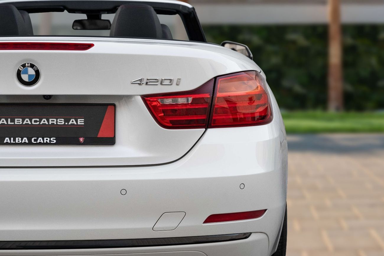 بي أم دبليو 420i سبورت لاين Convertible M-Kit | 1,762 P.M  | 0% Downpayment | Excellent Condition!