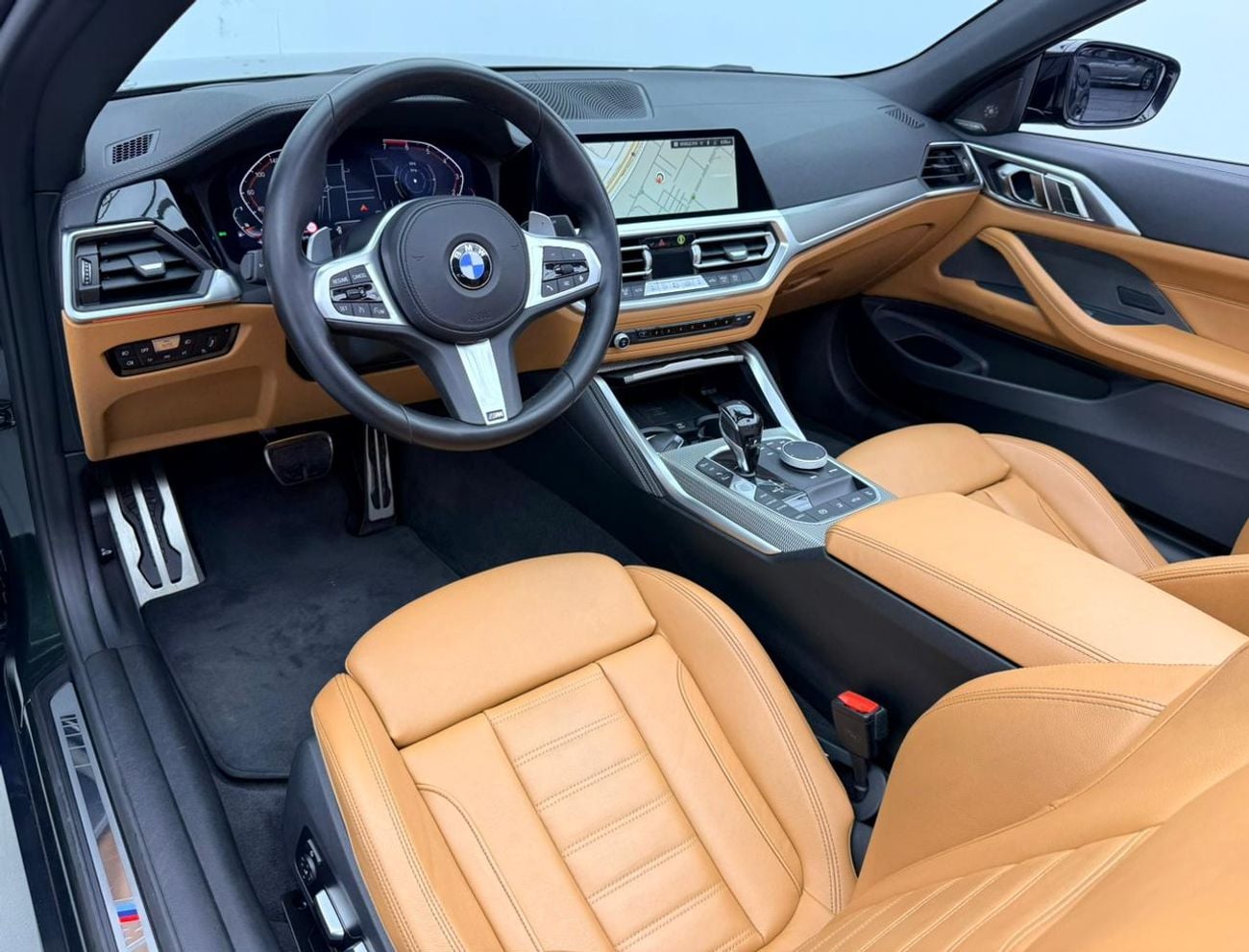 بي أم دبليو 430i 2021 BMW 430i M Sport Cabriolet, Sep/2026 BMW Service Contract, 1 Year Warranty, Full BMW History