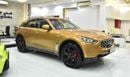 Infiniti FX50 EXCELLENT DEAL for our Infiniti FX50s ( 2009 Model ) in Orange Color GCC Specs