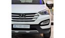 هيونداي سانتا في EXECELLENT DEAL for this Hyundai SantaFe 2016 Model!! in White Color! GCC Specs
