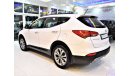 Hyundai Santa Fe ONLY 51000 KM! Hyundai SantaFe 4WD 2015 Model!! in White Color! GCC Specs