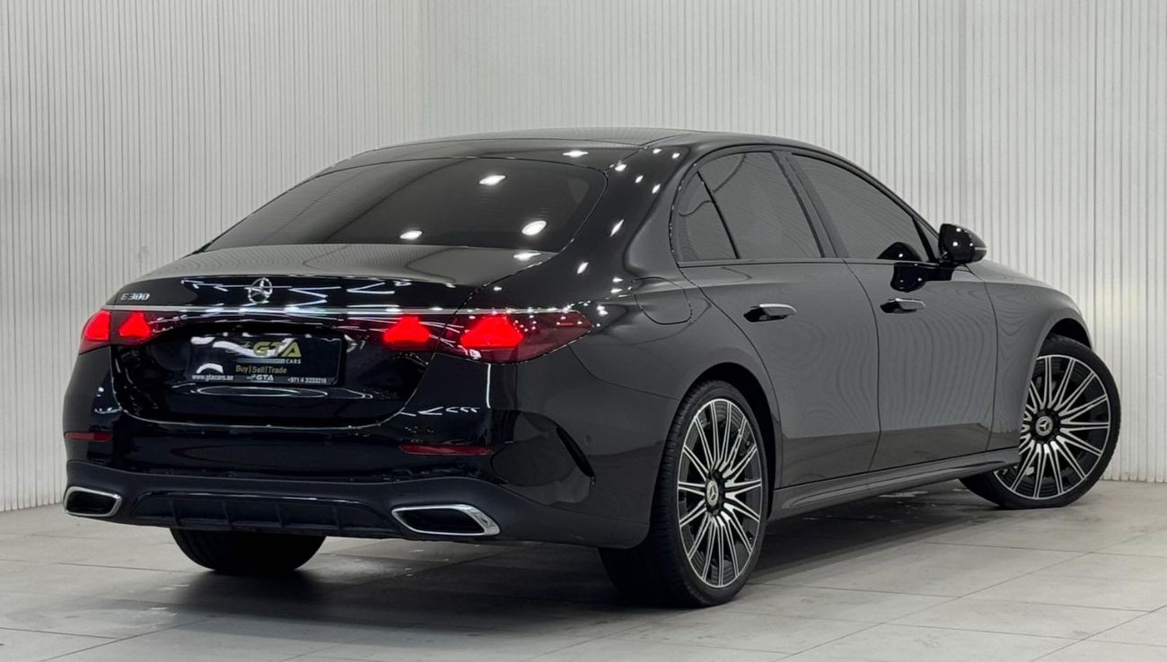 Mercedes-Benz E300 AMG 2024 Mercedes Benz E300 AMG, 2029 Mercedes Warranty + Service Pack, Full Options, Very Low Kms,