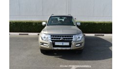 Mitsubishi Pajero 3.5 V6 - GLS - GCC Spec - Gold  - Leather Trim - Free Insurance