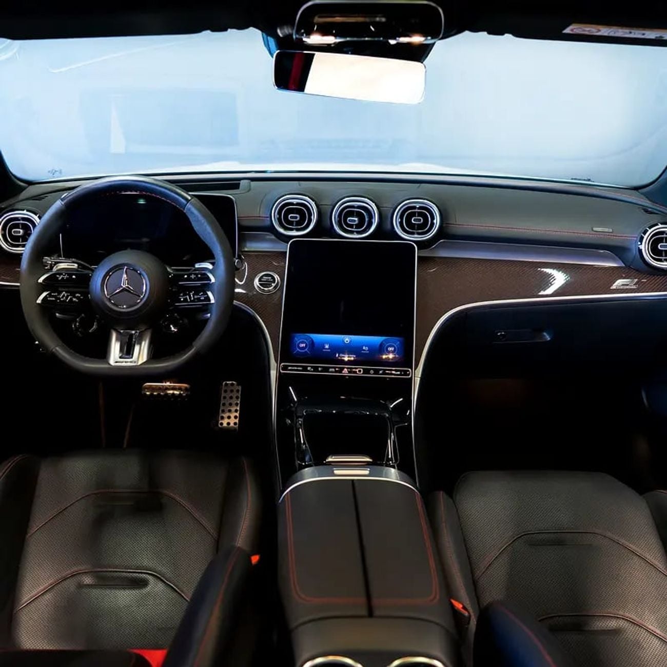 مرسيدس بنز C 63S AMG 8,049 pm • 0% Downpayment • AMG C63s E-Performance F1 Edition • Agency Warranty and Service Pack