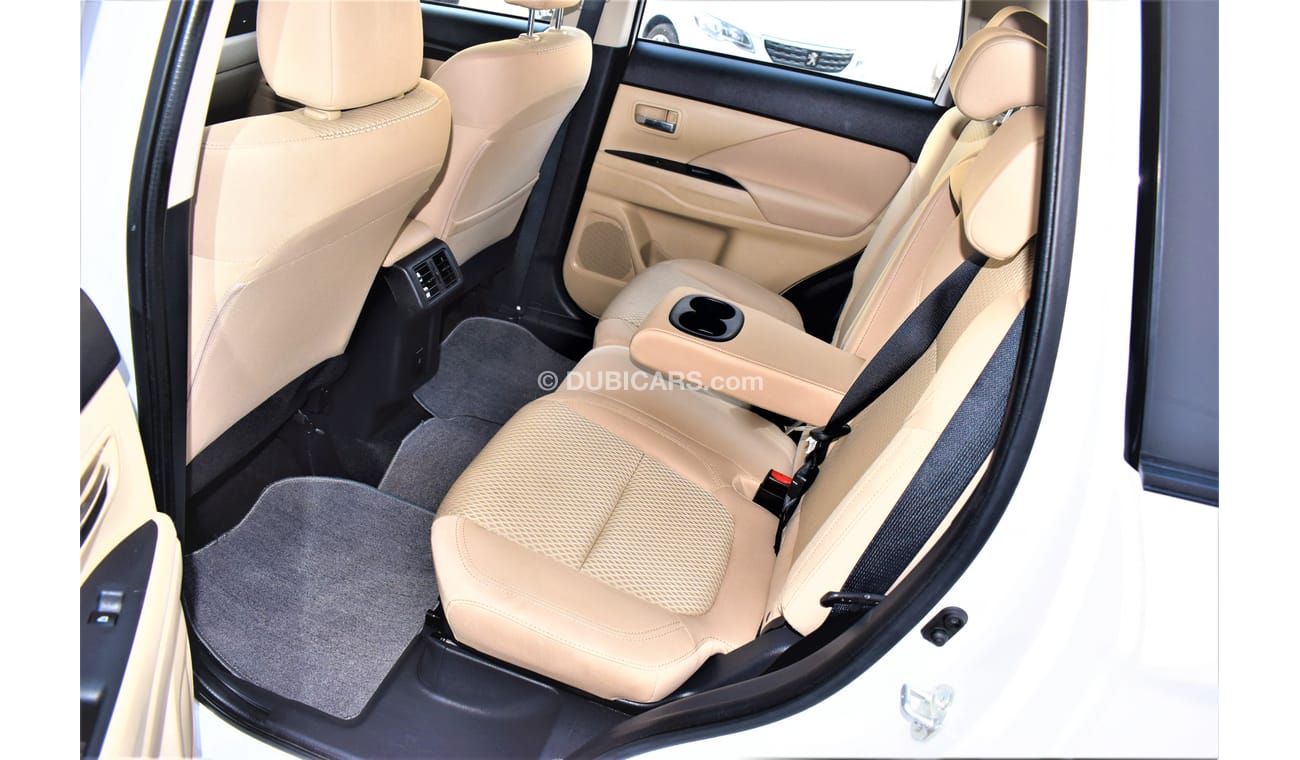 Mitsubishi Outlander AED 1119 PM | 2.4L GLX 4WD 7-STR GCC DEALER WARRANTY