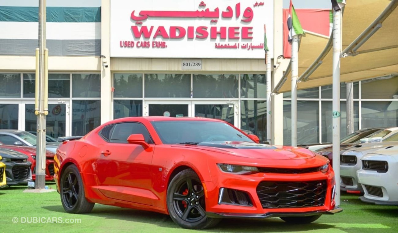 شيفروليه كامارو Camaro RS V6 3.6L 2020/Leather Seats/ZL1 Kit/Very Good Condition