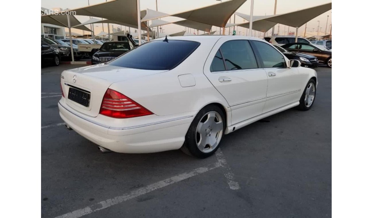 مرسيدس بنز S 350 موديل 2005 خليجي فل مواصفات فتحه سقف وطاولات لارج