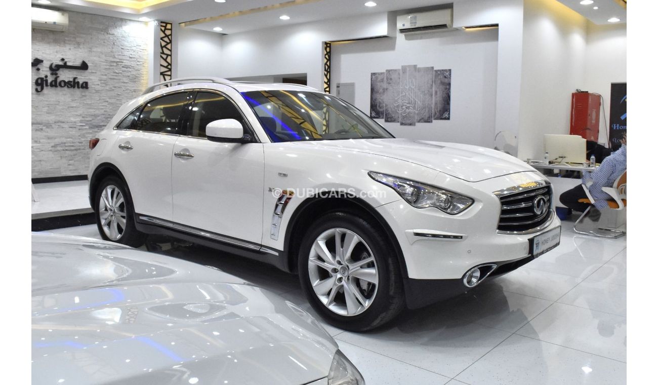 Infiniti QX70 EXCELLENT DEAL for our Infiniti QX70 ( 2015 Model ) in White Color GCC Specs