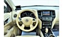 Nissan Pathfinder 3.5L S V6 AWD 2015 GCC SPECS WITH DEALER WARRANTY