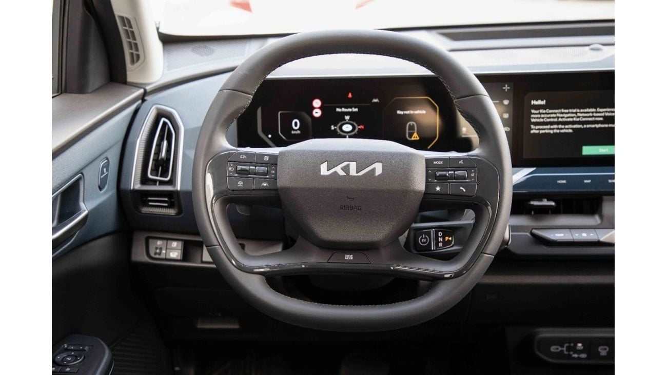 كيا EV5 كيا EV5 Land 530 موديل 2023 - أبيض داخل أزرق وأسود | للتصدير فقط