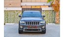 Jeep Grand Cherokee Overland 5.7L V8 | 1,743 P.M | 0% Downpayment | Full Option | Exceptional Condition!
