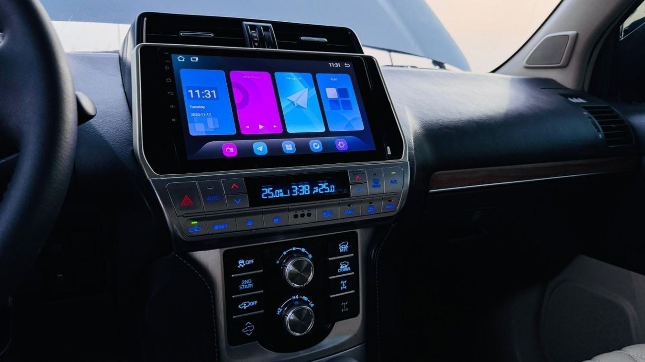 Toyota Prado MODIFIED TO 2023 MODEL WITH GR STYLE FRONT GRILL | PREMIUM BEIGE INTERIOR | 2010 | LHD | 2.7L PETROL