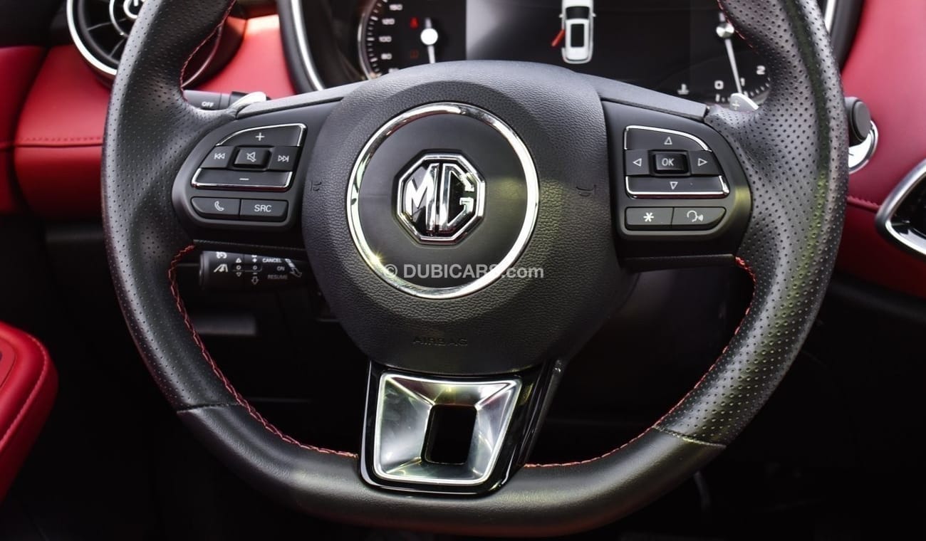 1ピース 適用: MG HS 2018-2019 ステアリング ホイール カバー 装飾 AL