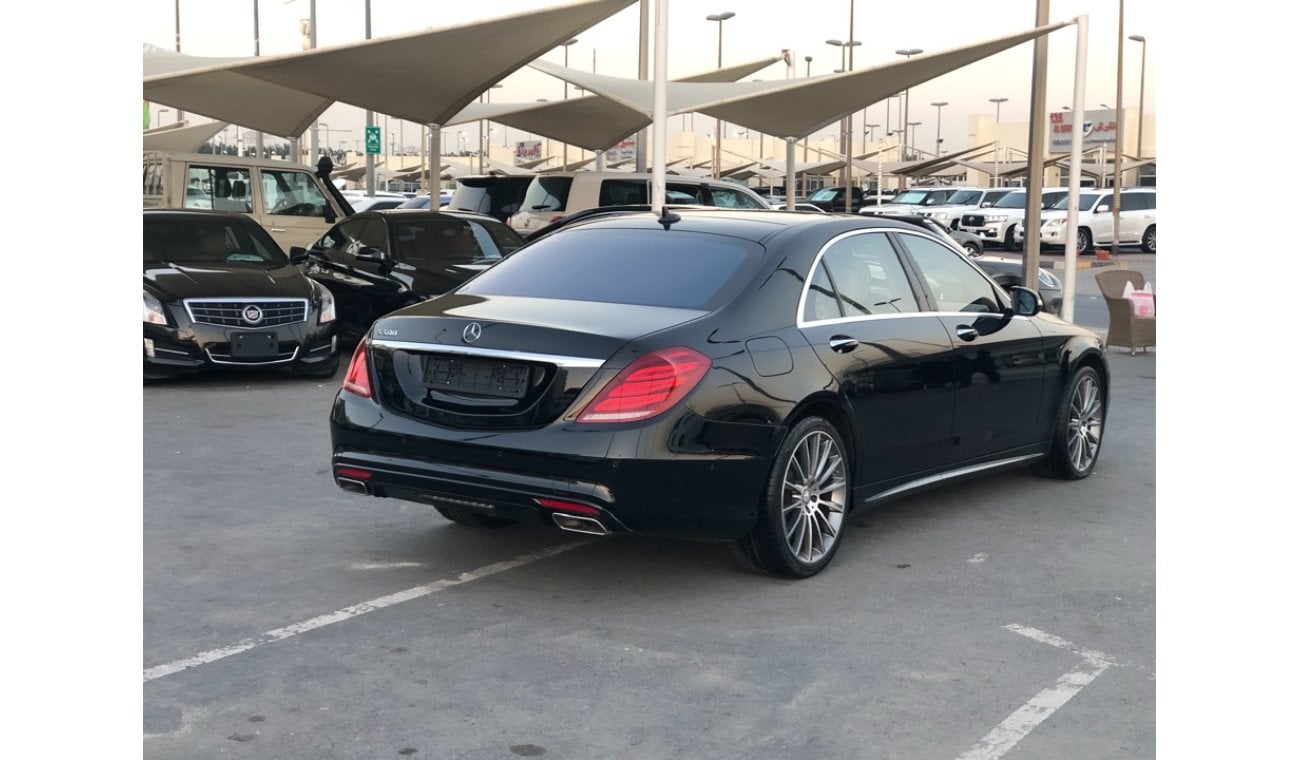 مرسيدس بنز S 500 موديل 2015 خليجي فل مواصفات ردار وتحديد مسار  وشاشه وبانوراما وستاير خلفيه وتبريد وتسخين في الكراسي